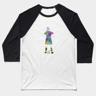 Soccer Player Girl Baseball T-Shirt